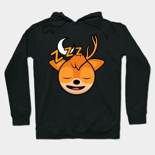 Sleeping Cyclist Deer Velo Hoodie